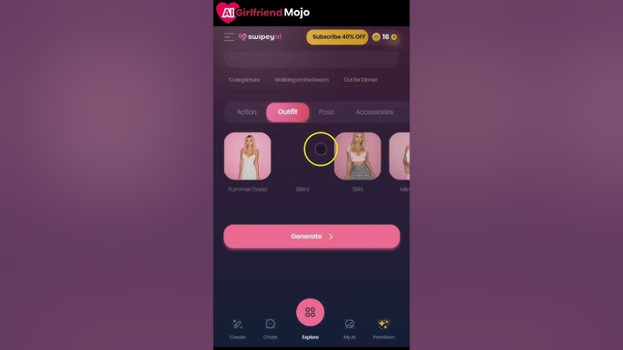 Discover the Fascinating World of Swipey AI girl 1